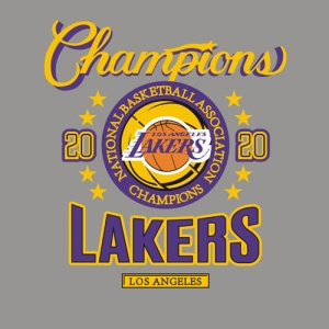 2020 Champions Lakers Printable Vinyl Heat Transfer