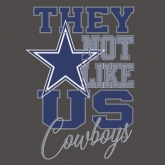 They not like us Dallas cowboys Screen printing Vinyl 30pcs