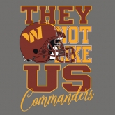 They not like us Commanders Screen printing Vinyl 30pcs