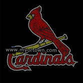 St. Louis Cardinals Baseball Rhinestone Motif Customized Rhinestone Iron On Shirts30pcs