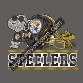 Pittsburgh Steelers Design Bling Custom Motif Rhinestone Heat Transfer  30pcs