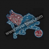 Detroit Rhinestone  Bling Custom Motif Rhinestone Heat Transfer  30pcs