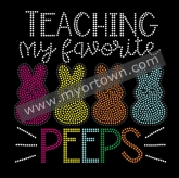 Teaching my favorite peeps Bling Custom Motif Rhinestone Heat Transfer  30pcs