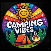 Camping Vibes Camp Life Retro Design Screen printing Vinyl 30pcs