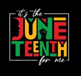 It's The Juneteenth For Me Design Screen printing Vinyl 30pcs