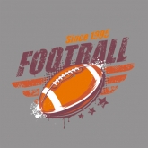 Since 1995 Football Design Screen printing Vinyl 30pcs