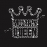 Custom Your Own Black Girl Rhinestone Iron on Motif Heat Transfer  30pcs