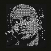 Chris Brown Digital Rhinestone Transfer  30pcs