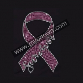 Survivor Pink Ribbon Rhinestone designs Rhinestone Transfer  30pcs